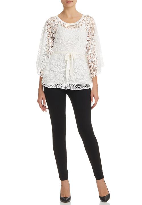 Revenge - Crochet Top White