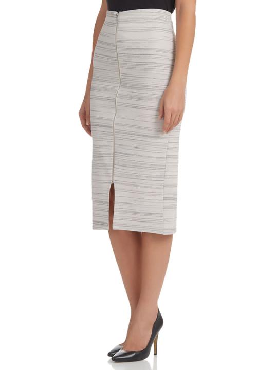 STYLE REPUBLIC - Geo-print Tube Skirt Beige