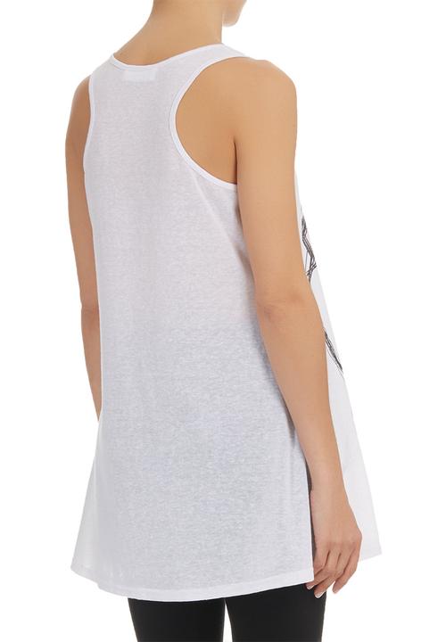 AMANDA LAIRD CHERRY - Felipe Tank Top White