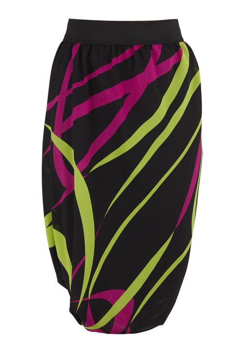 TART - Ribbon-print Double Twist Skirt Multi-colour