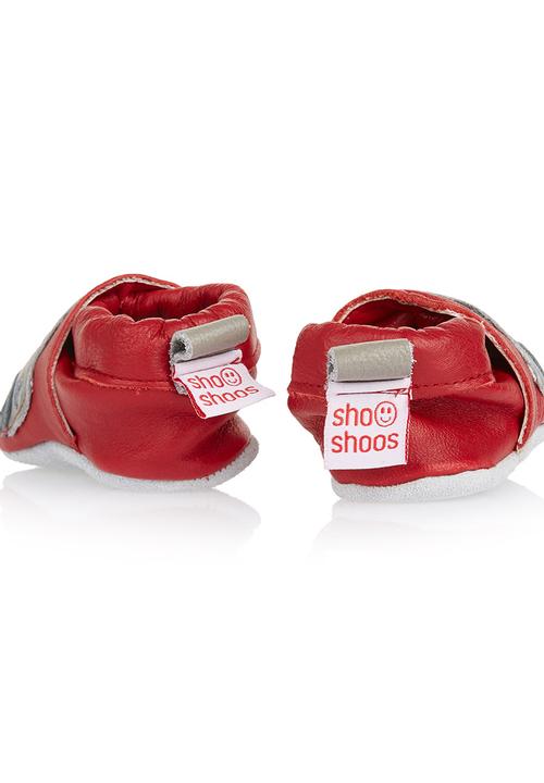 shooshoos - Leather Car Shoes Red