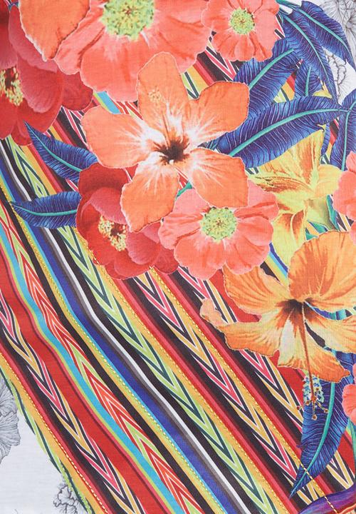 Smash - Floral Abstract T-Shirt Multi-colour