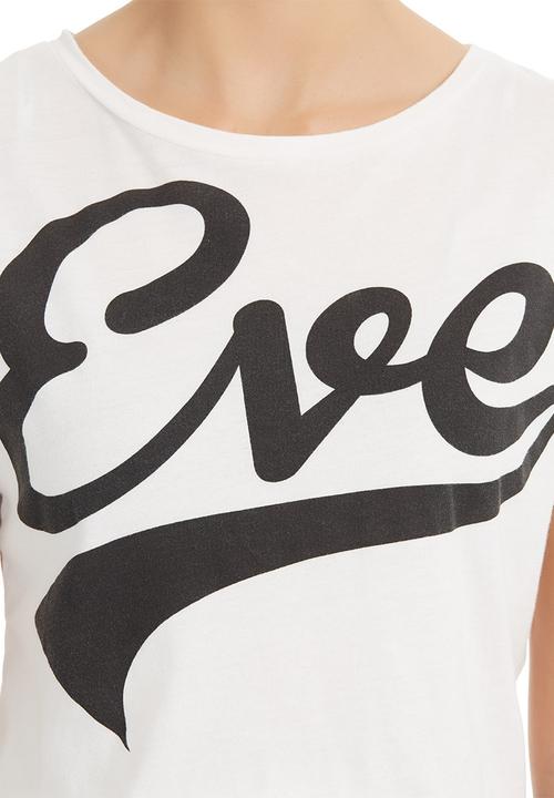 All About Eve - Eve Striker Crop T-Shirt White