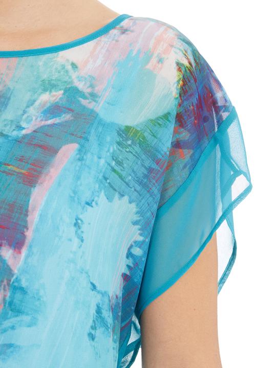 Marique Yssel - Sheer Tunic Dress Turquoise
