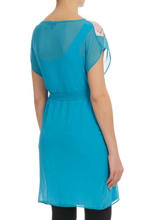 Marique Yssel - Sheer Tunic Dress Turquoise