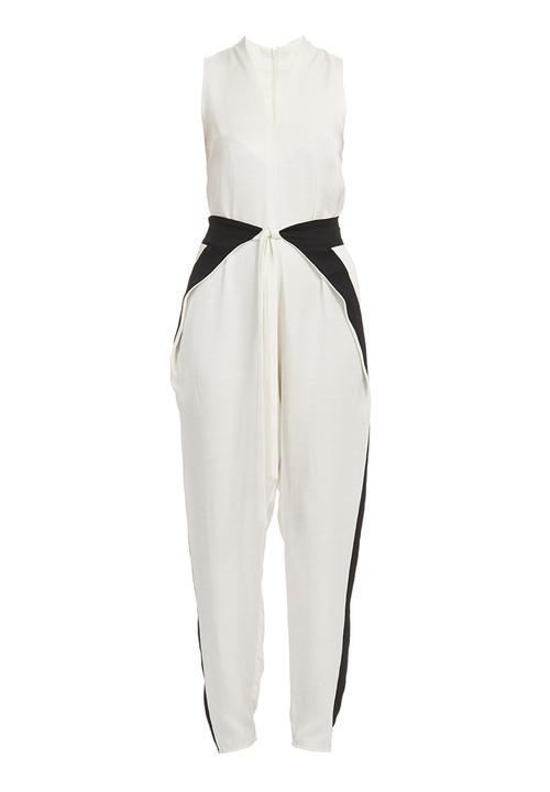 white disco jumpsuit