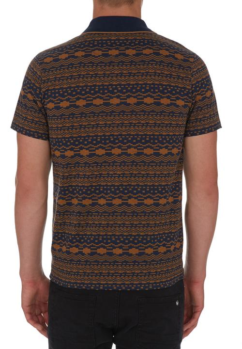 Fire Fox - Patterned Golfer Navy