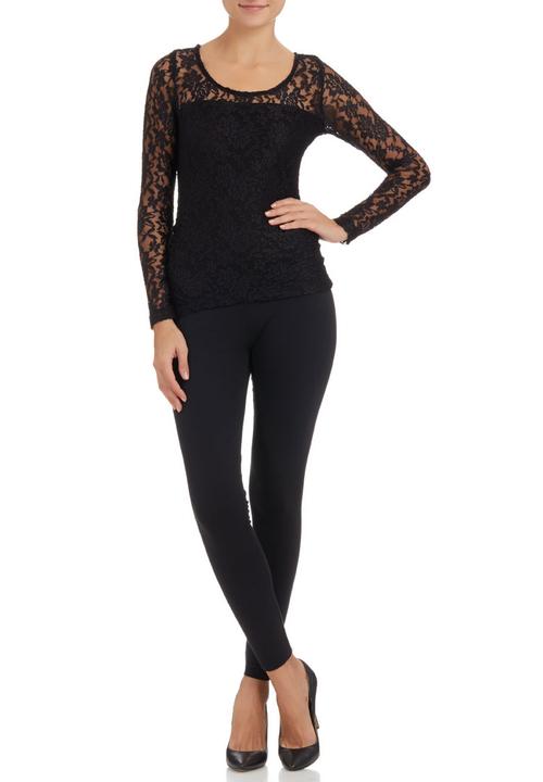 edit - Lace Top Black
