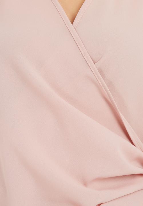 edit - Pale pink wrap shirt Pale Pink