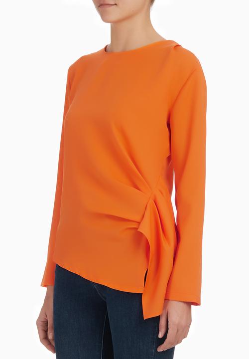 STYLE REPUBLIC - Structured Blouse Orange
