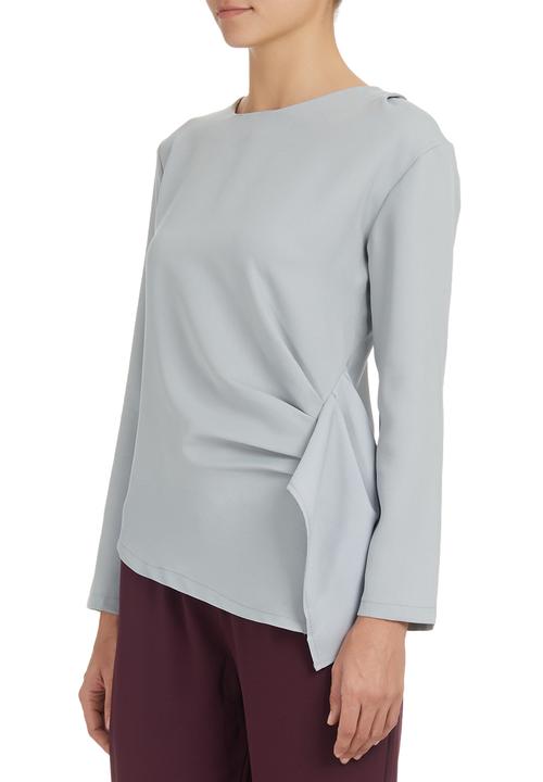 Style republic - AfroDizzy - Structured Blouse Grey Mid Grey