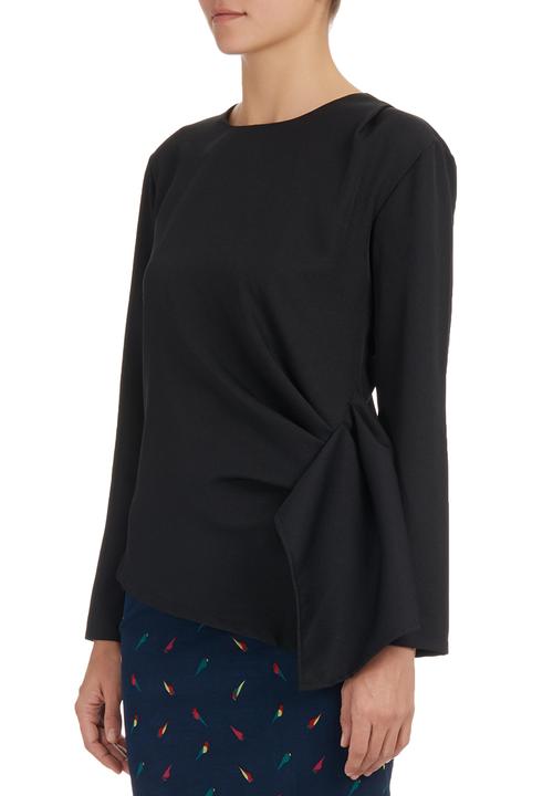 STYLE REPUBLIC - Structured Blouse Black