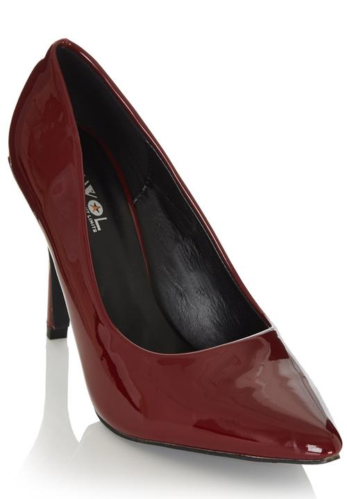 Patent Court Shoes Dark Red Christine 