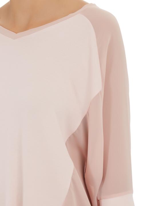 edit - Blush Inset T-shirt Pink Pale Pink