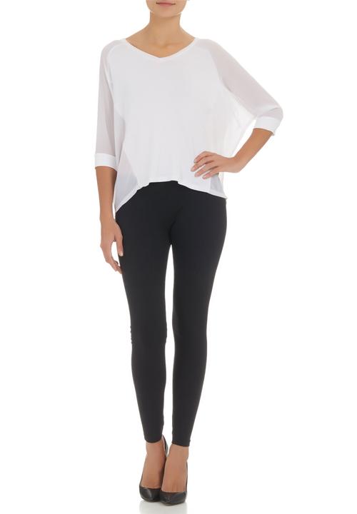edit - Inset T-shirt White