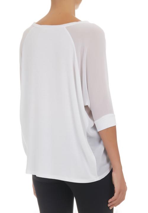 edit - Inset T-shirt White