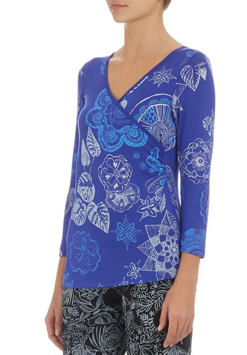 Sway - Sybil Mock Wrap Top Multi-colour