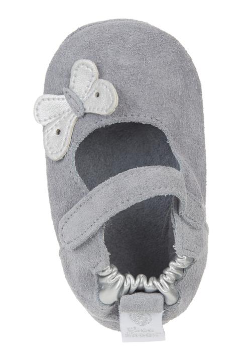shooshoos - Grey ballet pumps with butterfly Mid Grey