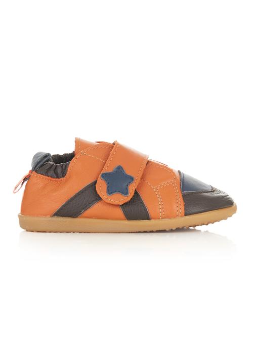 shooshoos - Leather Sneakers Orange/Brown