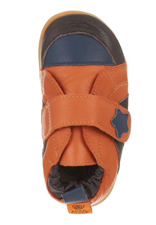 shooshoos - Leather Sneakers Orange/Brown