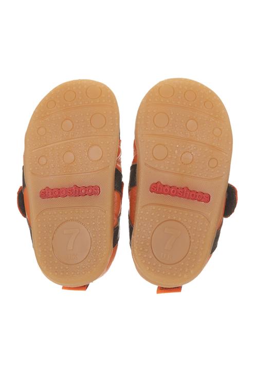 shooshoos - Leather Sneakers Orange/Brown