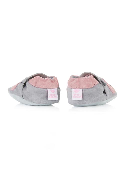 shooshoos - Grey pull on with Owl motif Pale Grey