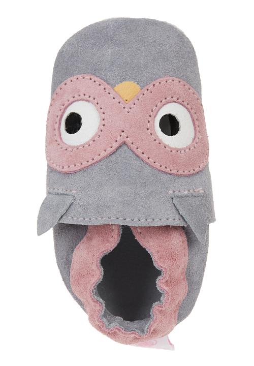 shooshoos - Grey pull on with Owl motif Pale Grey