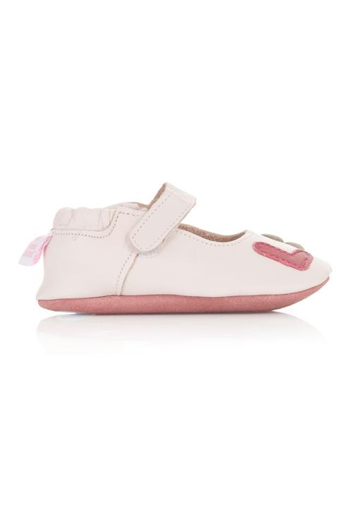 shooshoos - Pink LOVE ballet pump Pale Pink