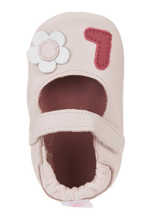 shooshoos - Pink LOVE ballet pump Pale Pink