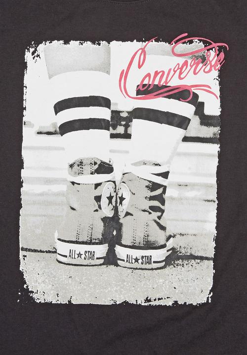 Converse - Vintage Print T-Shirt Black