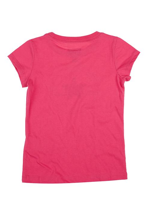 Converse - T-Shirt With Converse Print Dark Pink