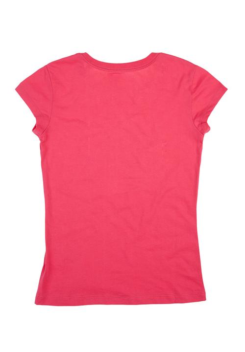 Converse - T-Shirt With Converse Print Dark Pink