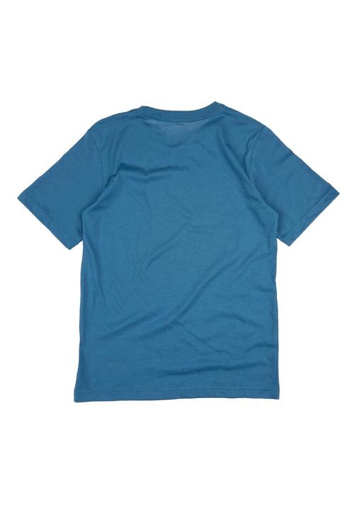 Converse - T-Shirt With Converse Shoe Print Mid Blue
