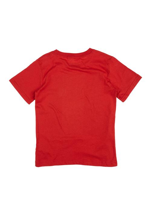 Converse - T-Shirt With Converse Print Dark Red