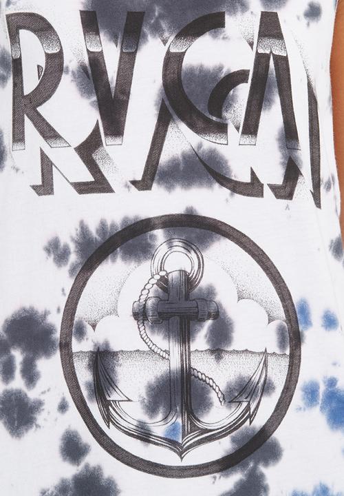 RVCA - Tie-dye Anchor T-shirt Multi-colour