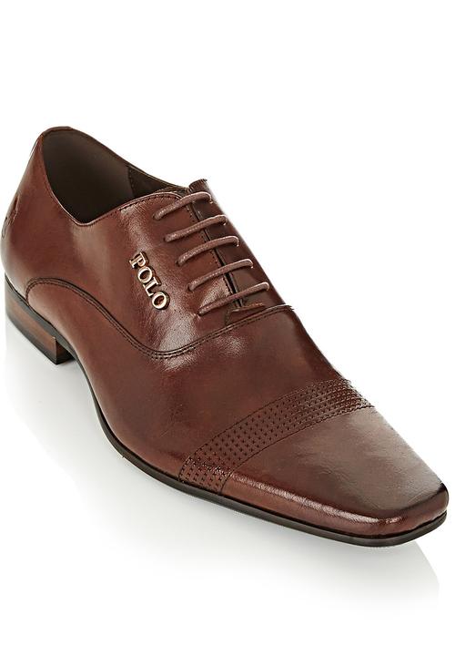 Paolo Punched Lace-ups Dark Brown POLO 