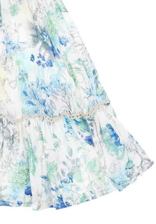 Sam & Seb - Floral Dress Mid Blue