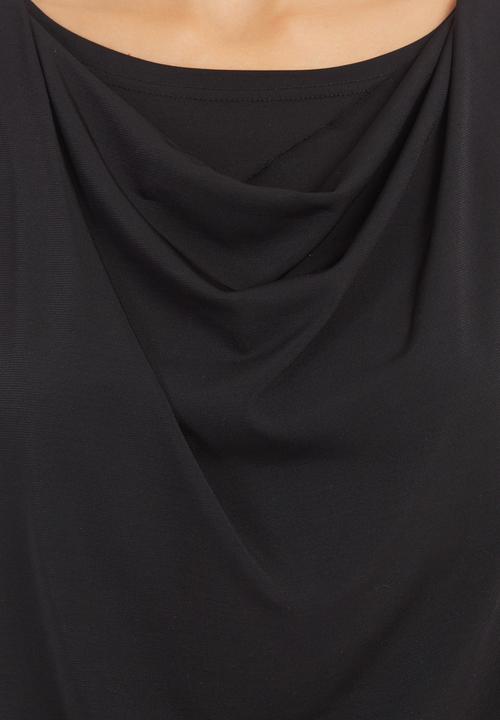 edit - Cowl-neck Cami Black