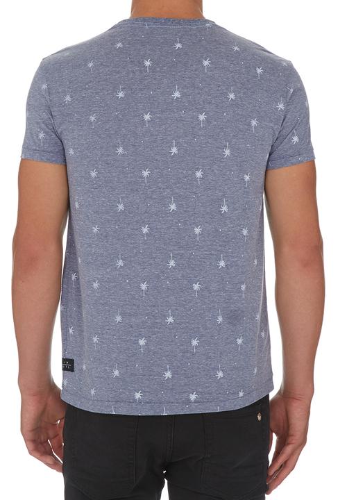 Rip Curl - Jonny Palm T- shirt Mid Blue Mid Blue