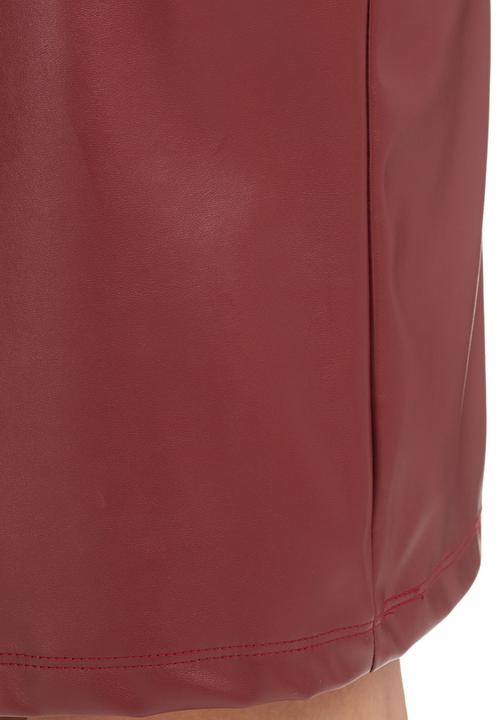 edge - High-waisted Pencil Skirt Dark Red