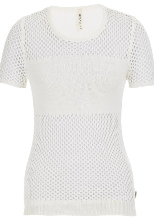 RVCA - Cut-out T-shirt White