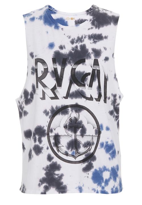 RVCA - Tie-dye Anchor T-shirt Multi-colour