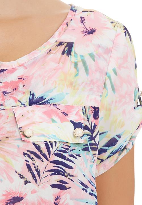 Suzanne Betro - Tropical-print Top Multi-colour