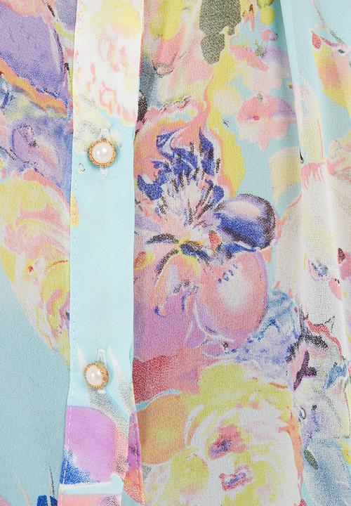 Suzanne Betro - Floral-print Sleeveless Blouse Multi-colour