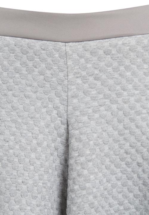 Gert-Johan Coetzee - Flare Skirt with Panels Grey Mid Grey