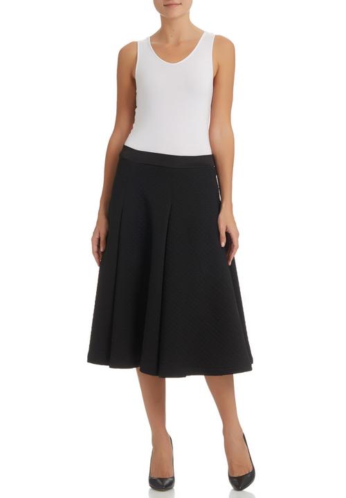 Gert-Johan Coetzee - Flare Skirt with Panels Black
