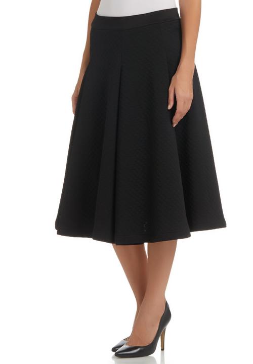 Gert-Johan Coetzee - Flare Skirt with Panels Black
