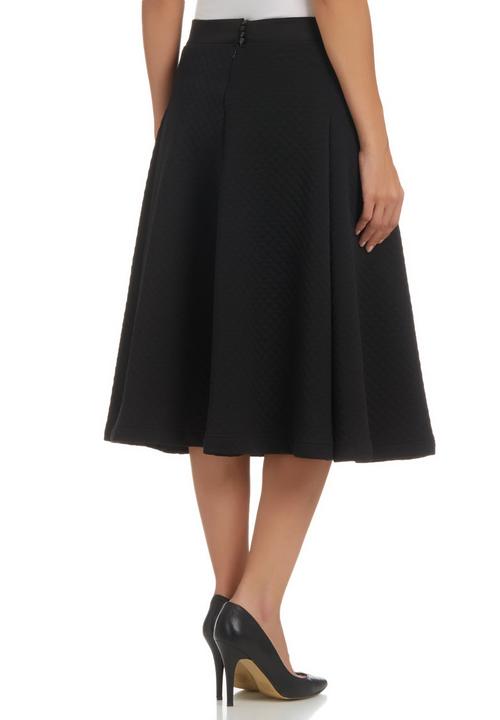 Gert-Johan Coetzee - Flare Skirt with Panels Black