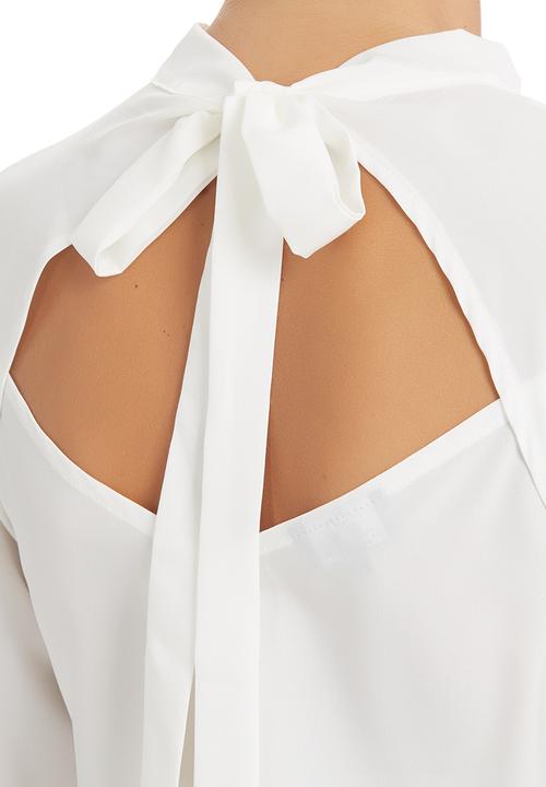 STYLE REPUBLIC - Open-back Blouse White