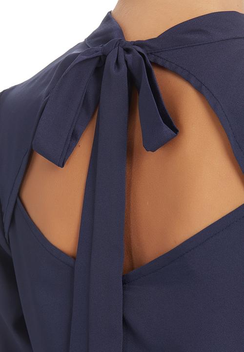 STYLE REPUBLIC - Open-back Blouse Navy